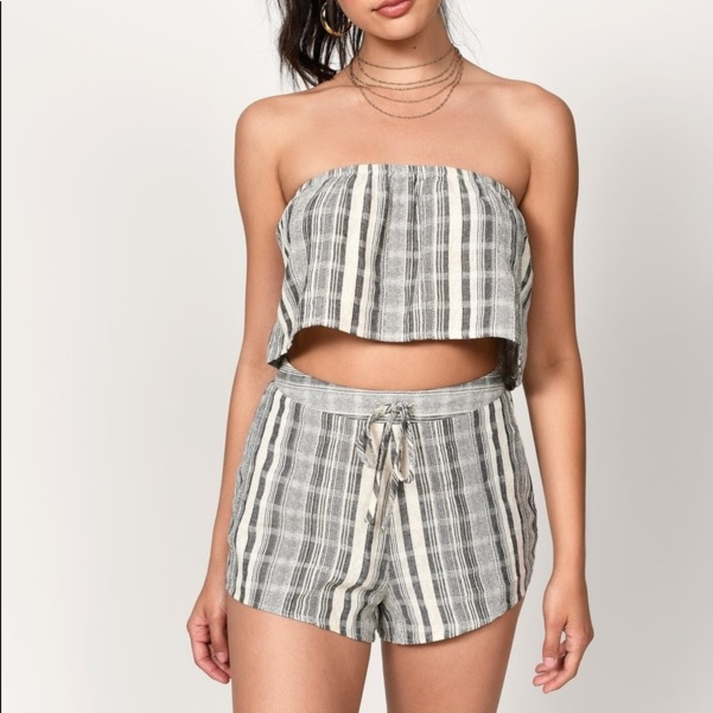 TOBI striped two piece set
